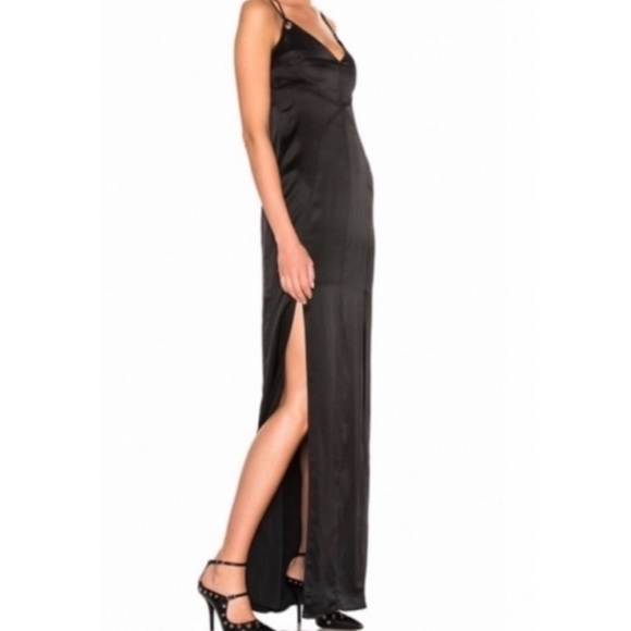 CINQ A SEPT BLACK GOWN - ZIVA DRESS - Picture 2 of 5